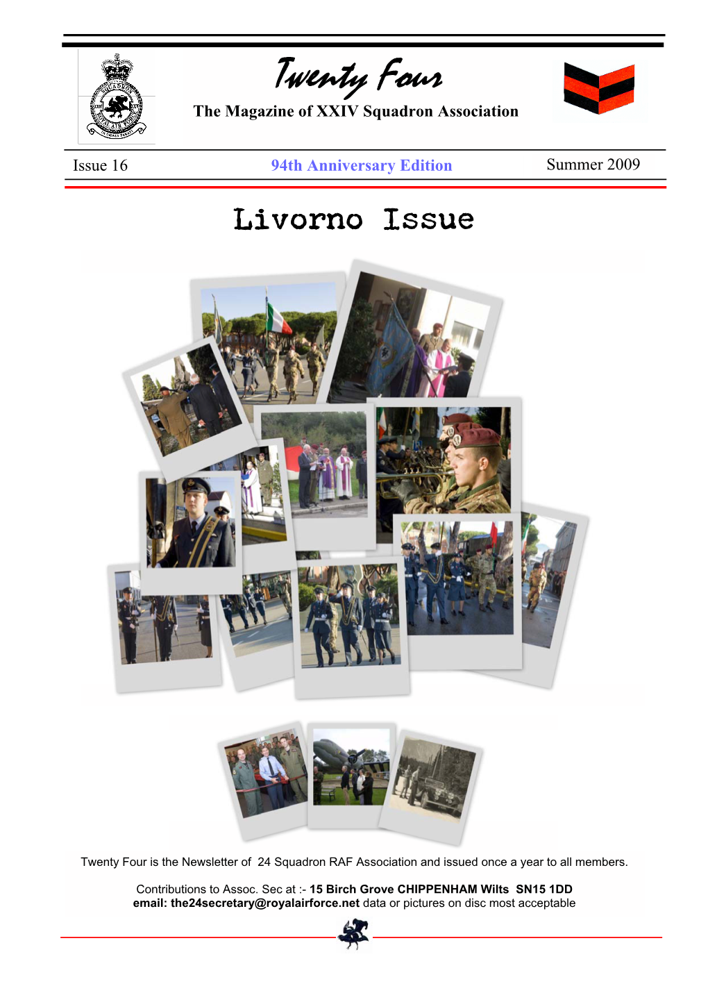 Issue 16 94Th Anniversary Edition Summer 2009 Livorno Issue
