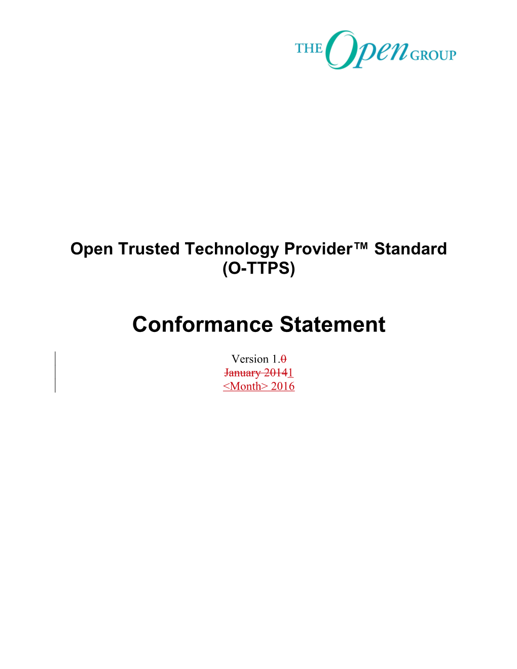 O-TTPS Conformance Stmt s1