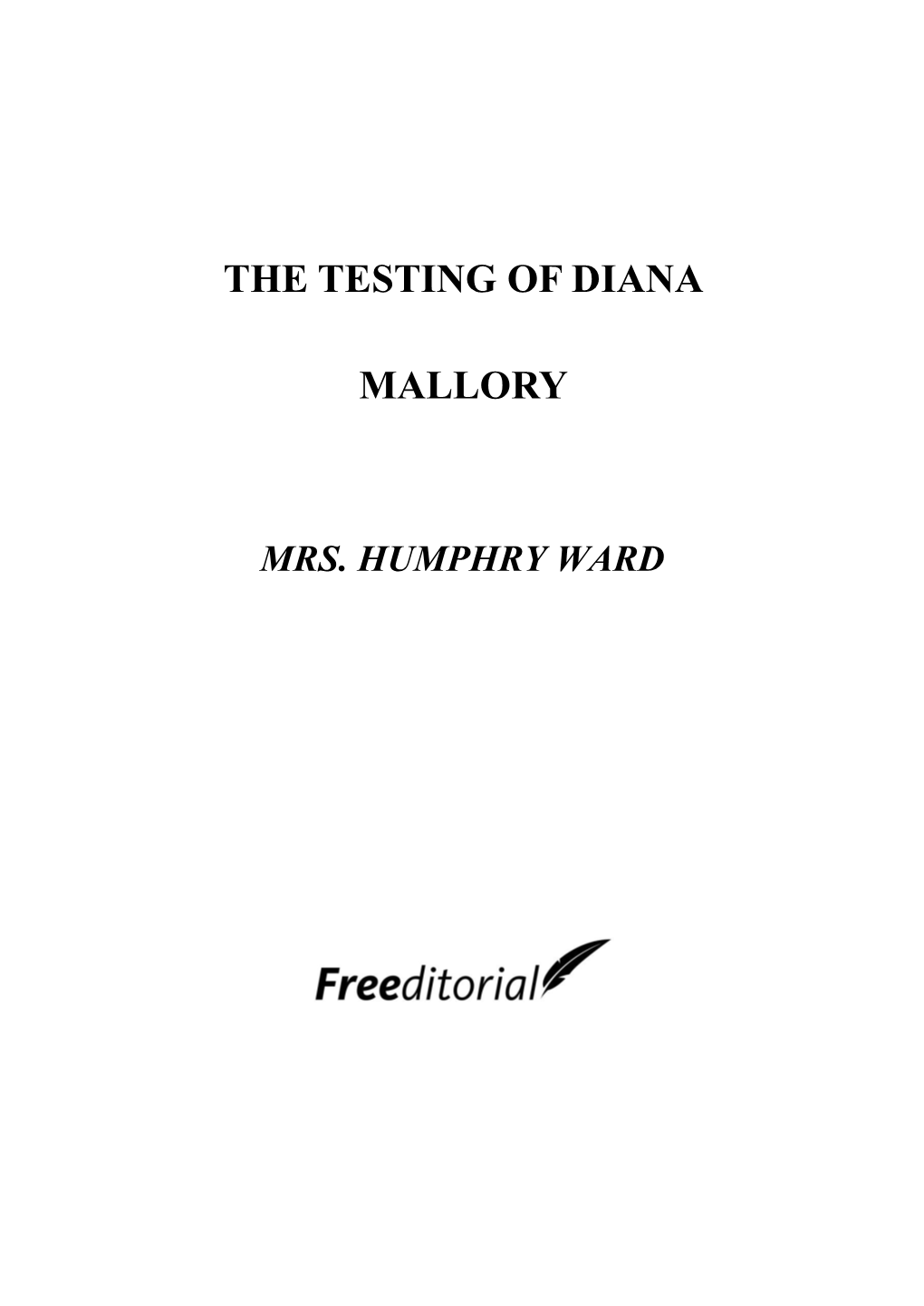 The Testing of Diana Mallory