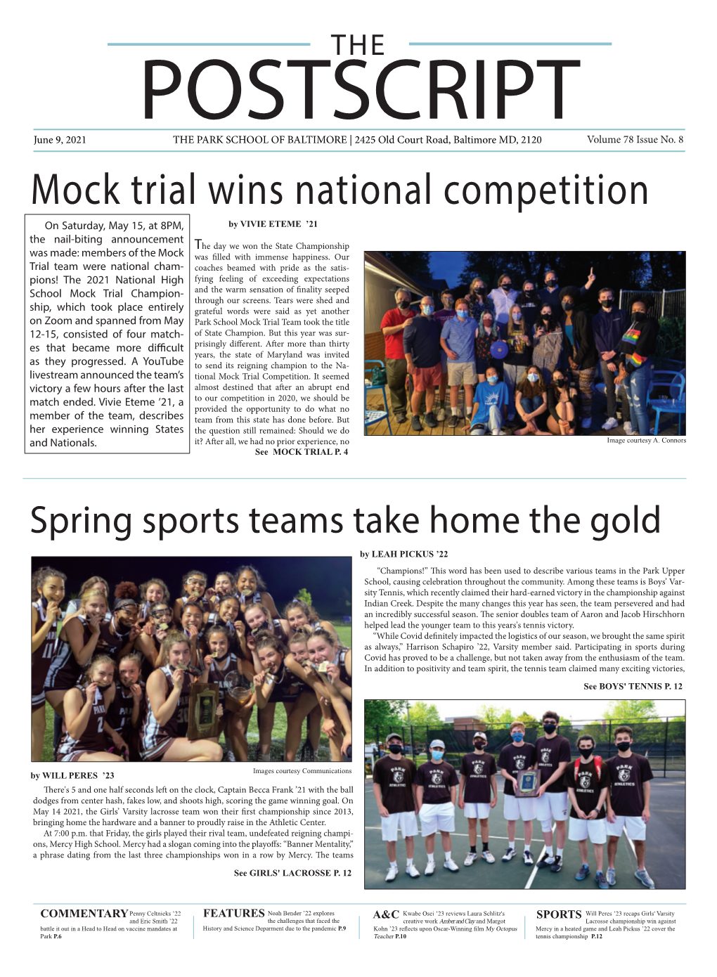 Mock Trial Wins National Competition
