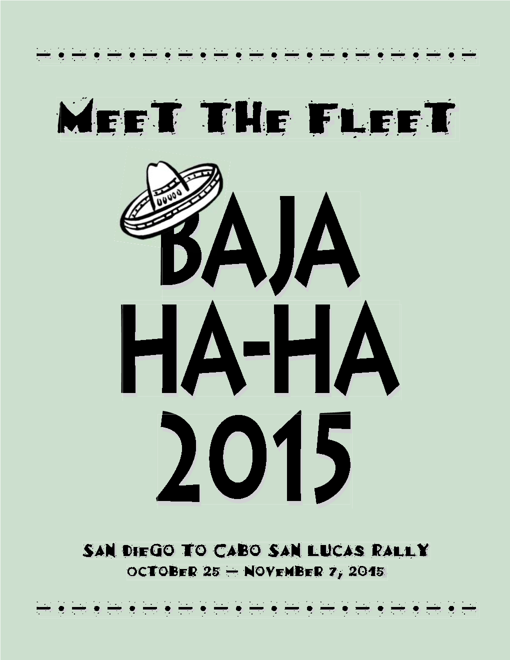 2015 Baja Ha-Ha Program