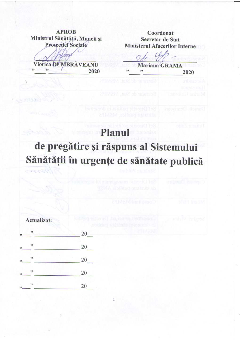 Sfln[T[Fii in Urgenfe De Siniltnte Publici