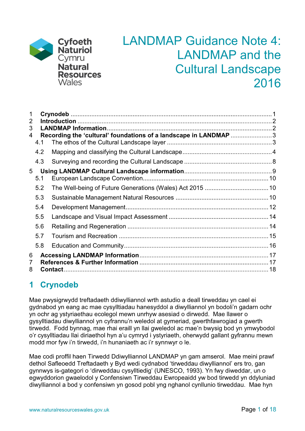 GN4 LANDMAP and the Cultural Landscape