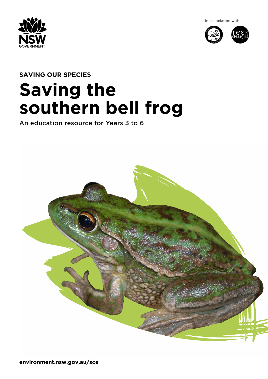 Saving the Southern Bell Frog an Education Resource for Years 3 to 6