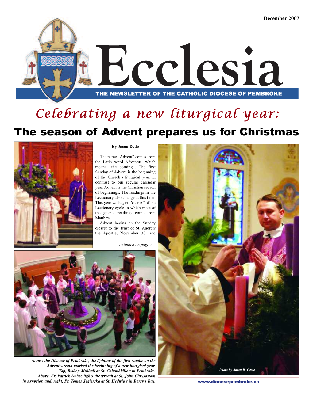 Celebrating a New Liturgical Year: the Season of Advent Prepares Us for Christmas