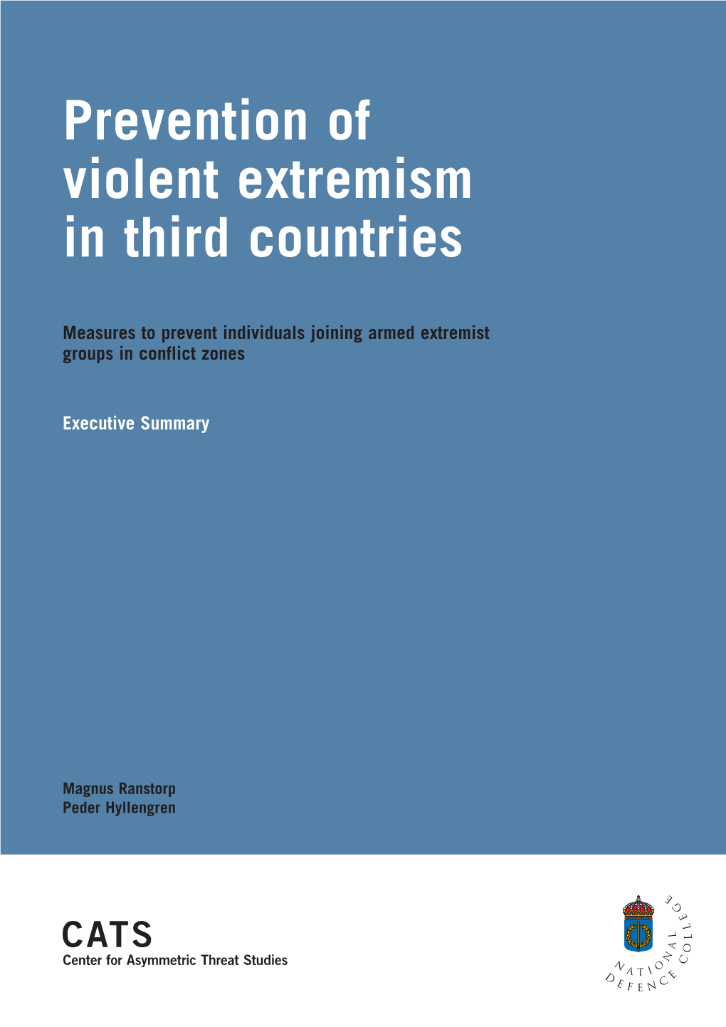 Prevention of Violent Extremism in Third Countries