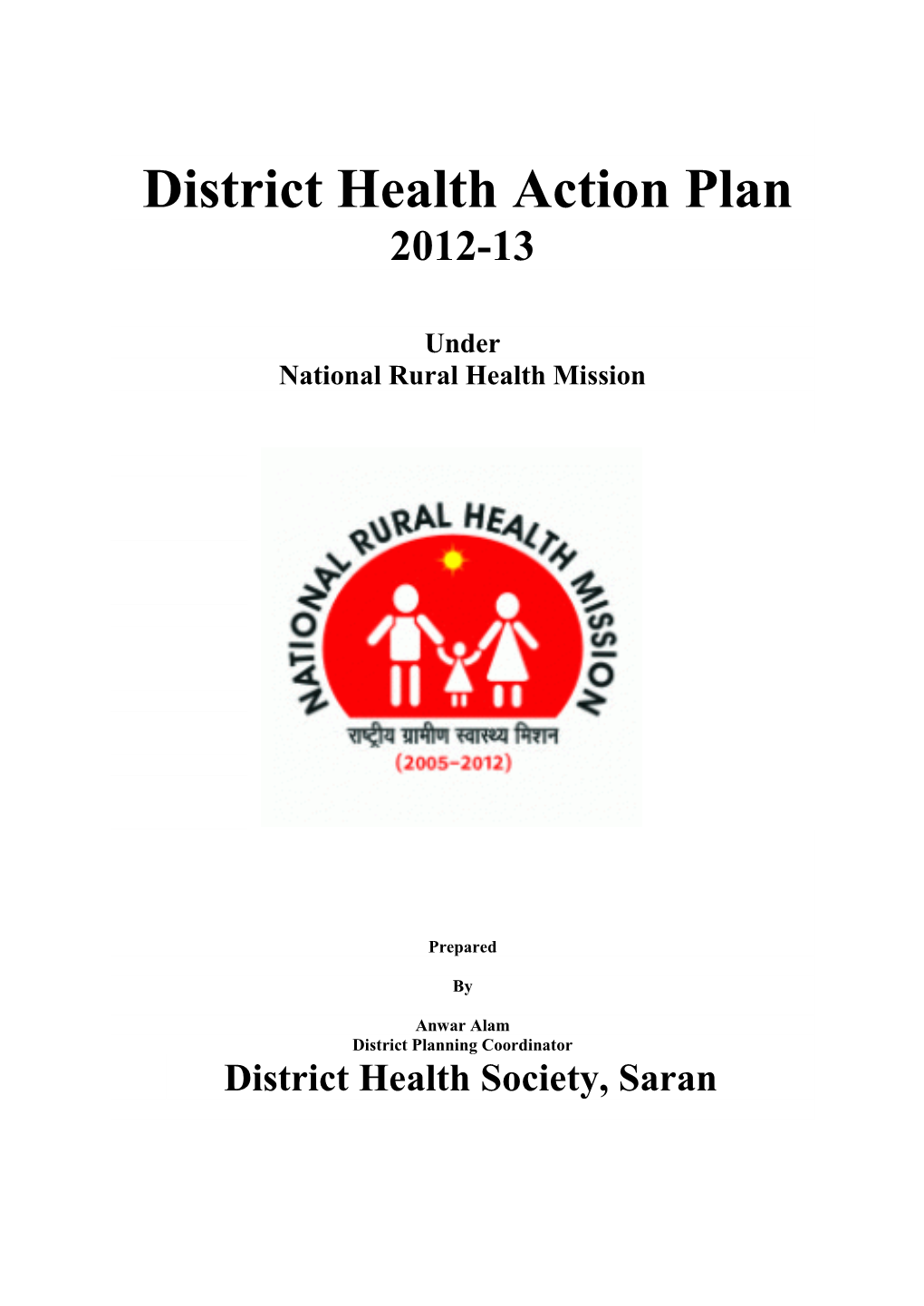 Village Health Action Plan 2011-12