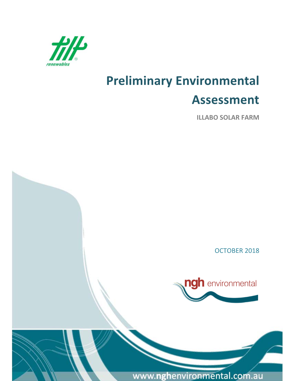 Preliminary Environmental Assessment ILLABO SOLAR FARM