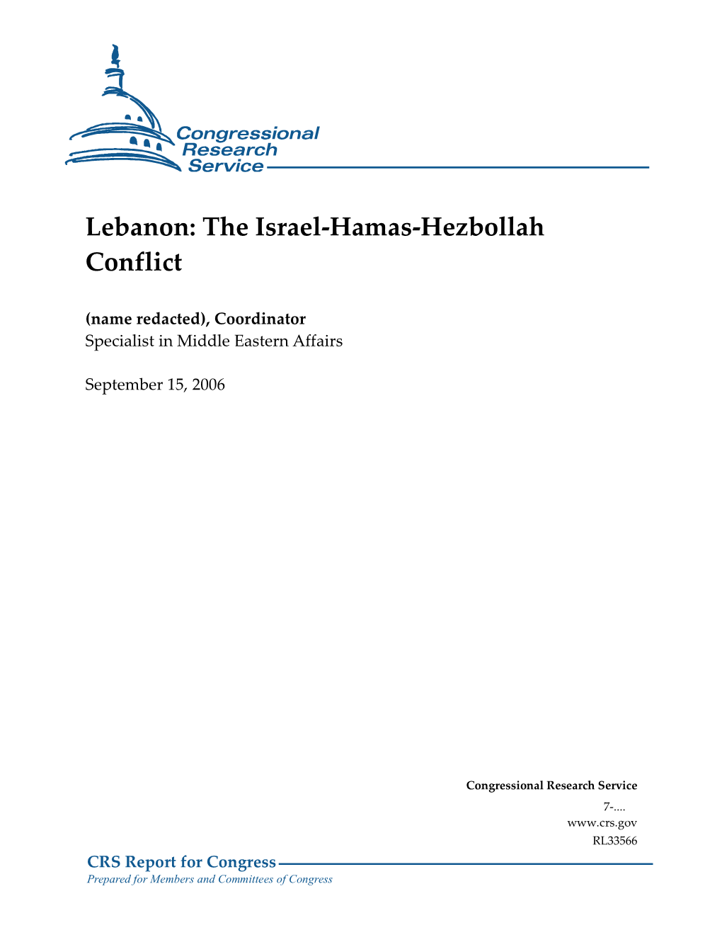 The Israel-Hamas-Hezbollah Conflict