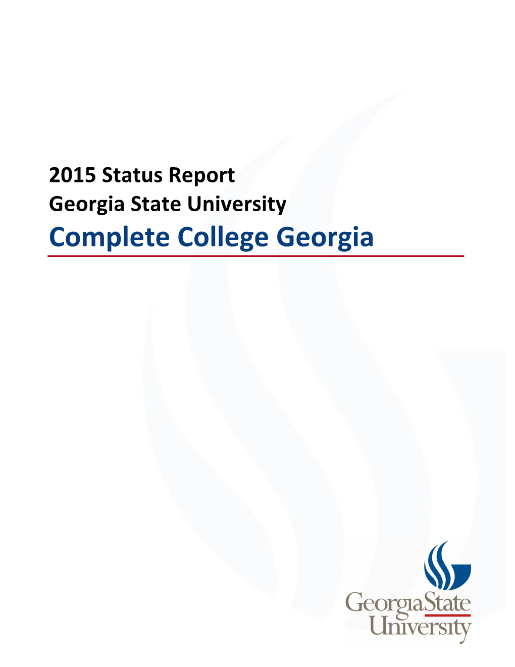 Complete College Georgia