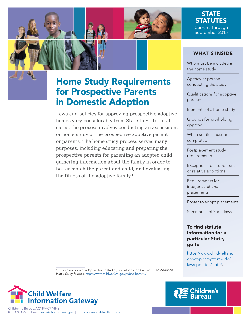 Home Study Requirements for Prospective Parents in Domestic Adoption