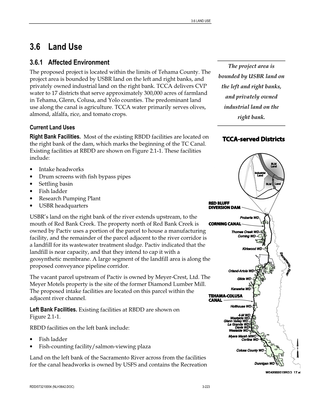 Red Bluff Diversion Dam Final EIS/EIR