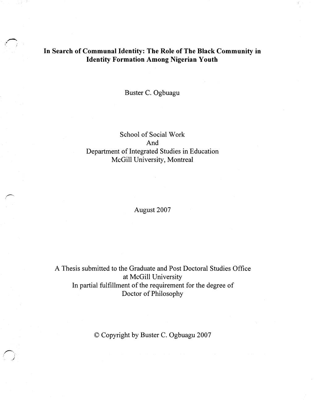 Proquest Dissertations