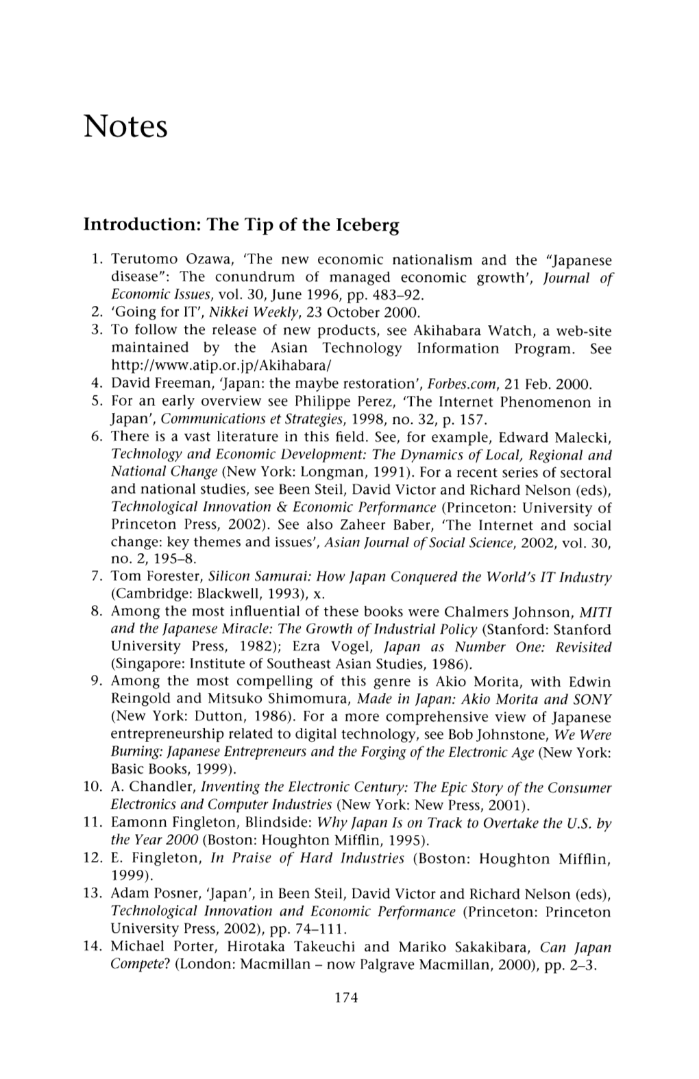 Introduction: the Tip of the Iceberg