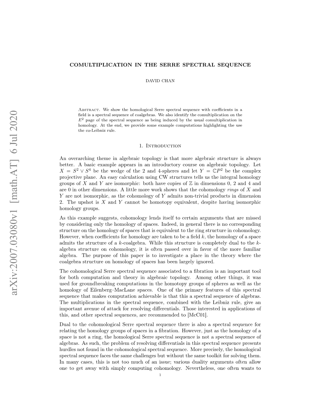 Comultiplication in the Serre Spectral Sequence