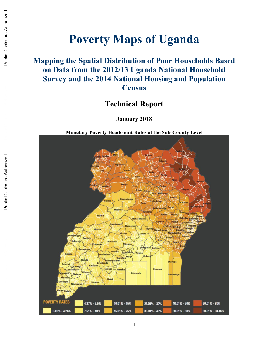 Poverty Maps of Uganda