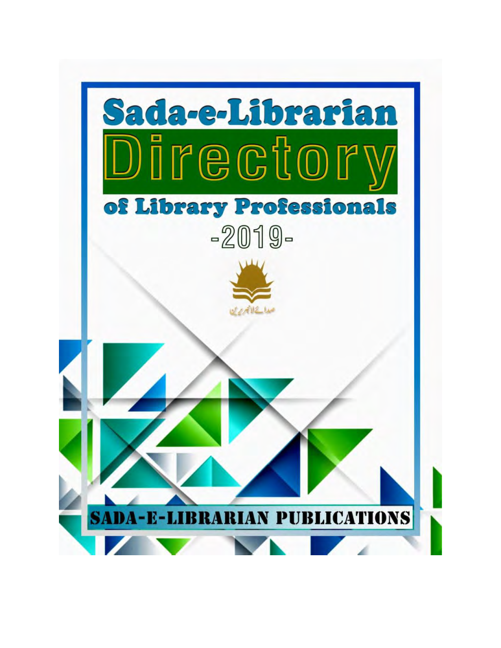 Sada-E-Librarian Directory of Library Professionals 2019.Pdf