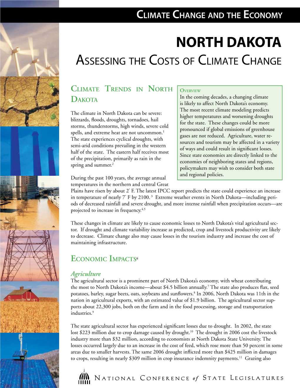 North Dakota Assessing the Costs of Climate Change