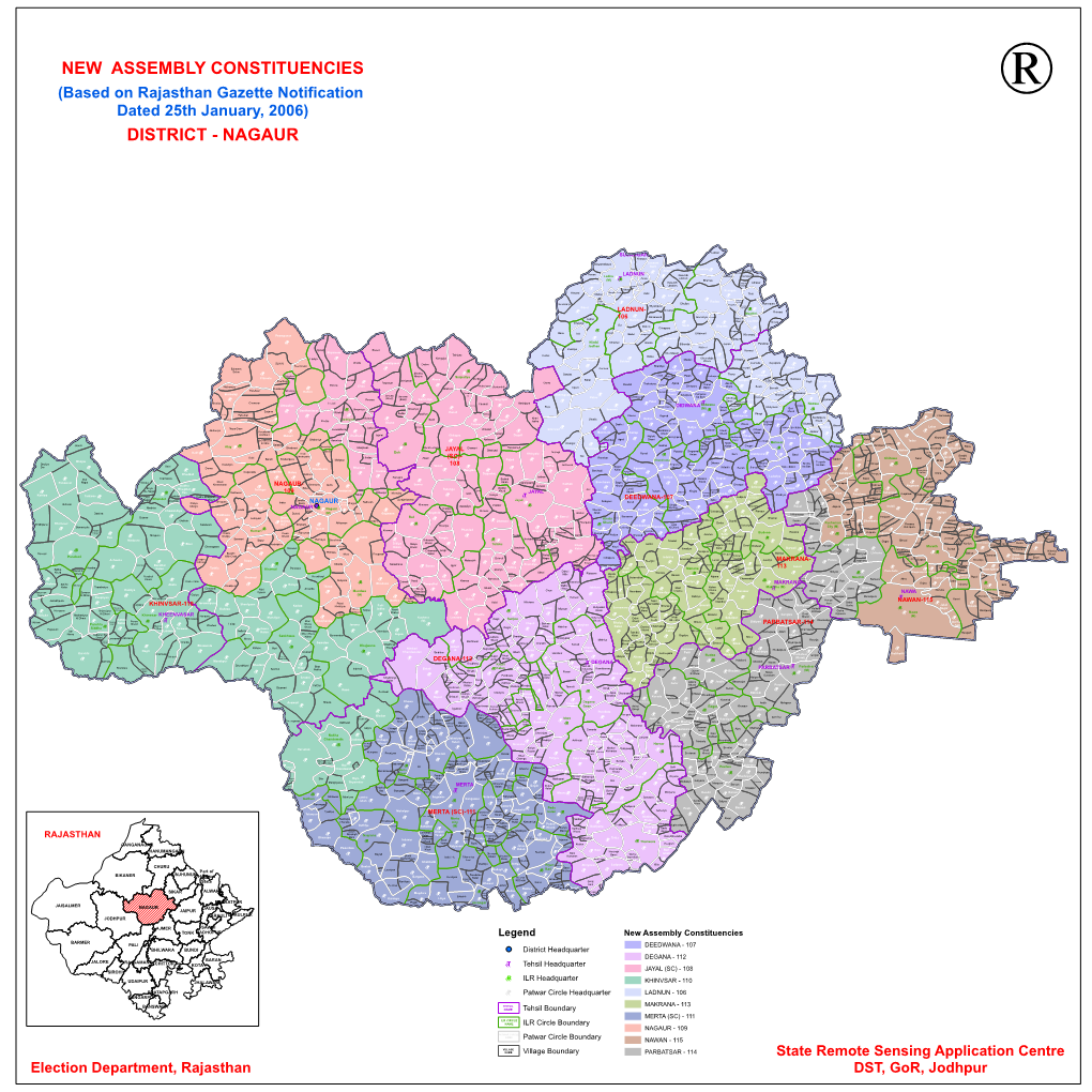 New Assembly Constituencies District