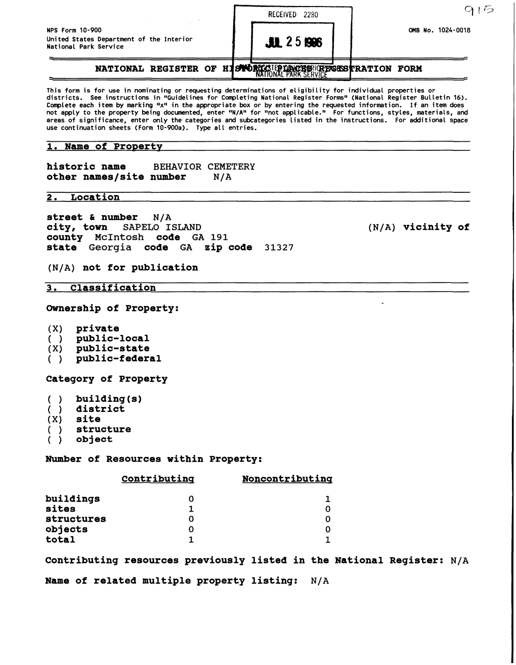 Mflffmmpbbss 'RATION FORM This Form Is for Use in Nominating Or Requesting Determinations of Eligibility for Individual Properties Or Districts