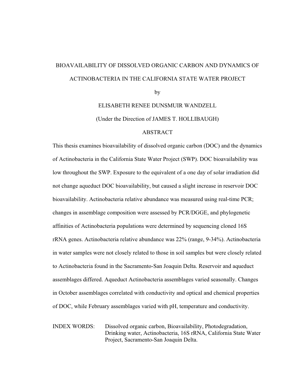 Microbial Photodegradation of Dissolved Organic