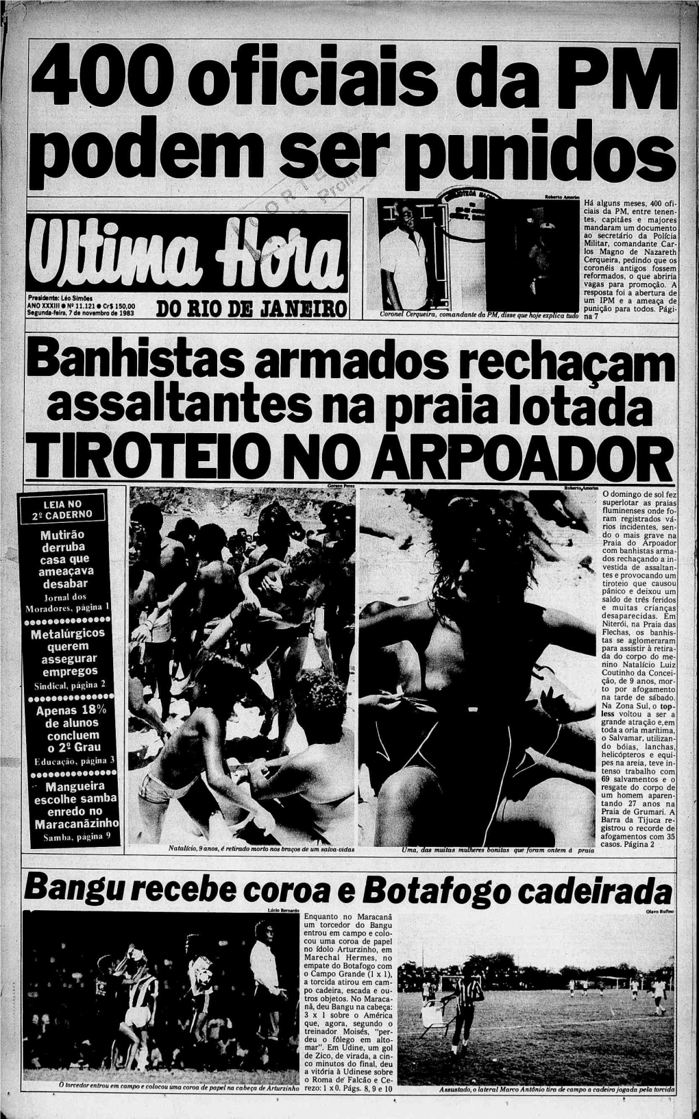 Bangu Recebe Coroa E Botafogo Cadeirada