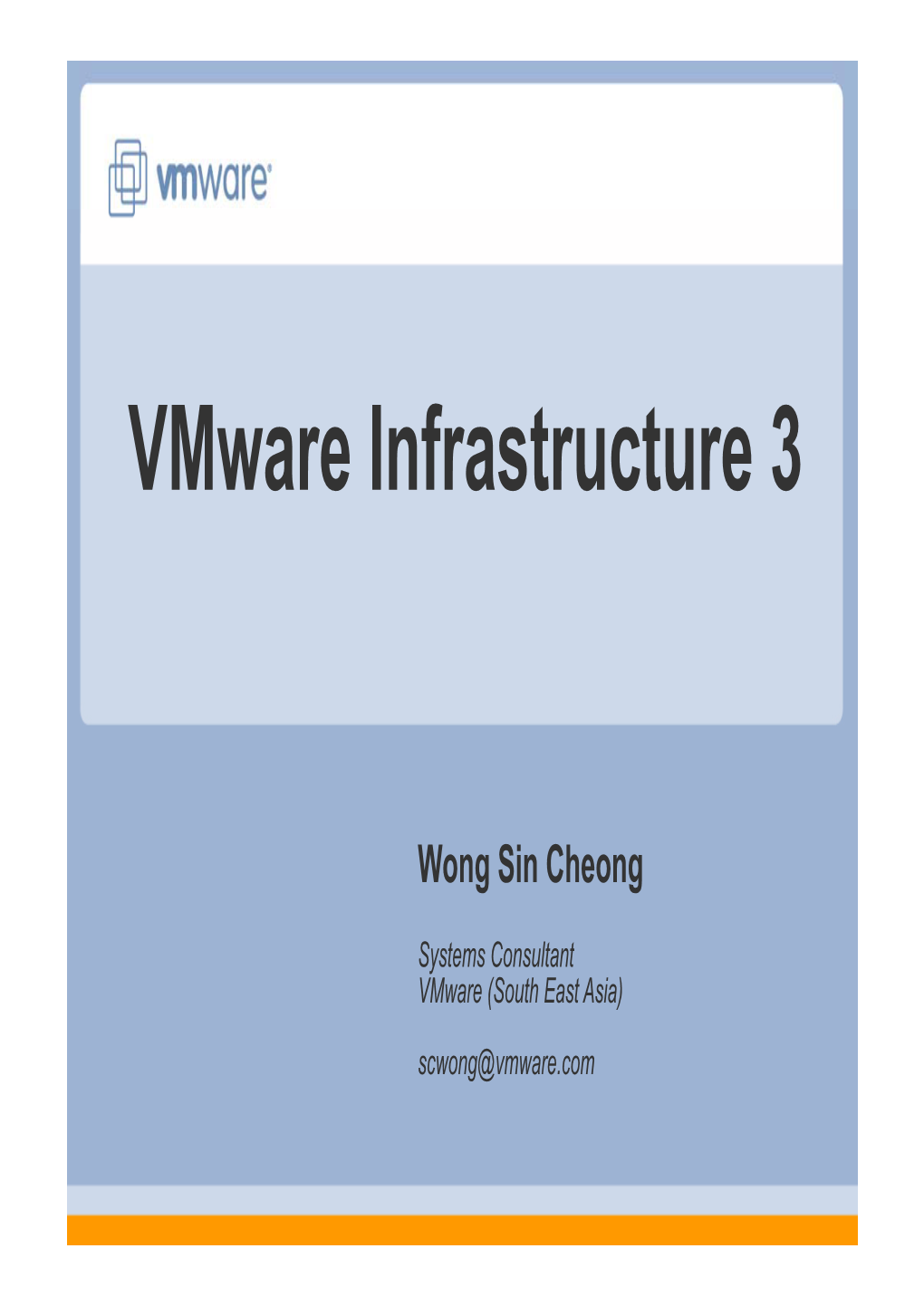 Vmware Infrastructure 3