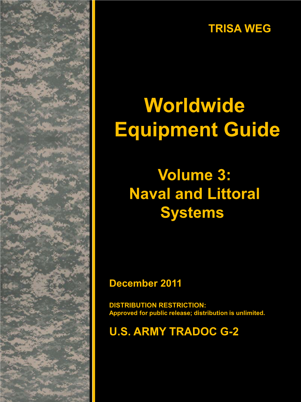 WEG 2011 Vol 3 Naval and Littoral Systems