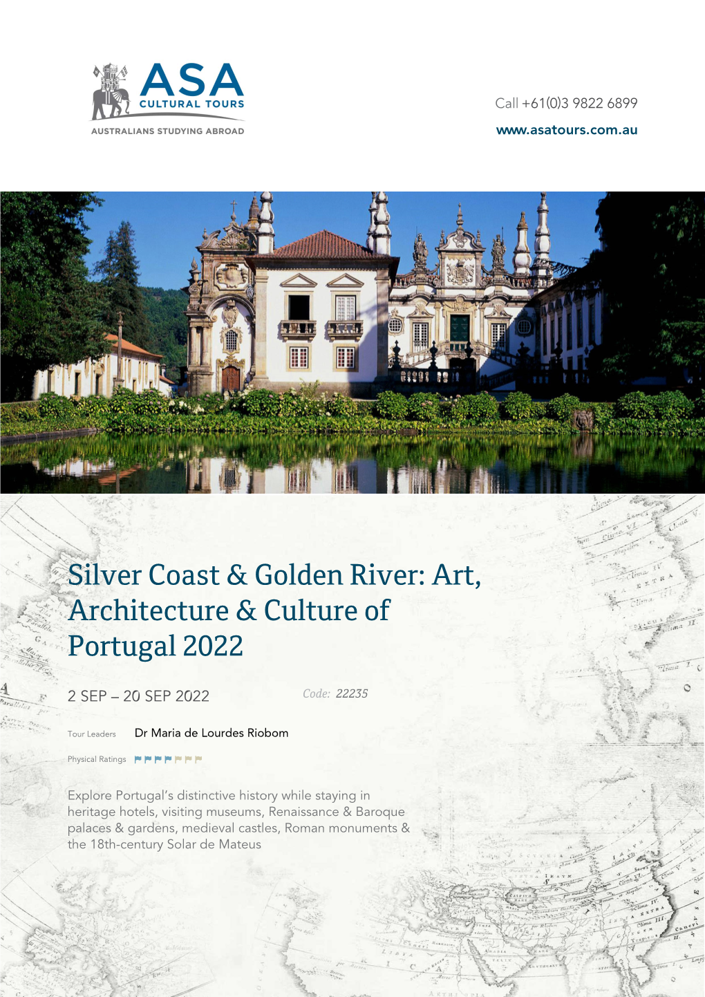 Silver Coast & Golden River: Art, Architecture & Culture of Portugal