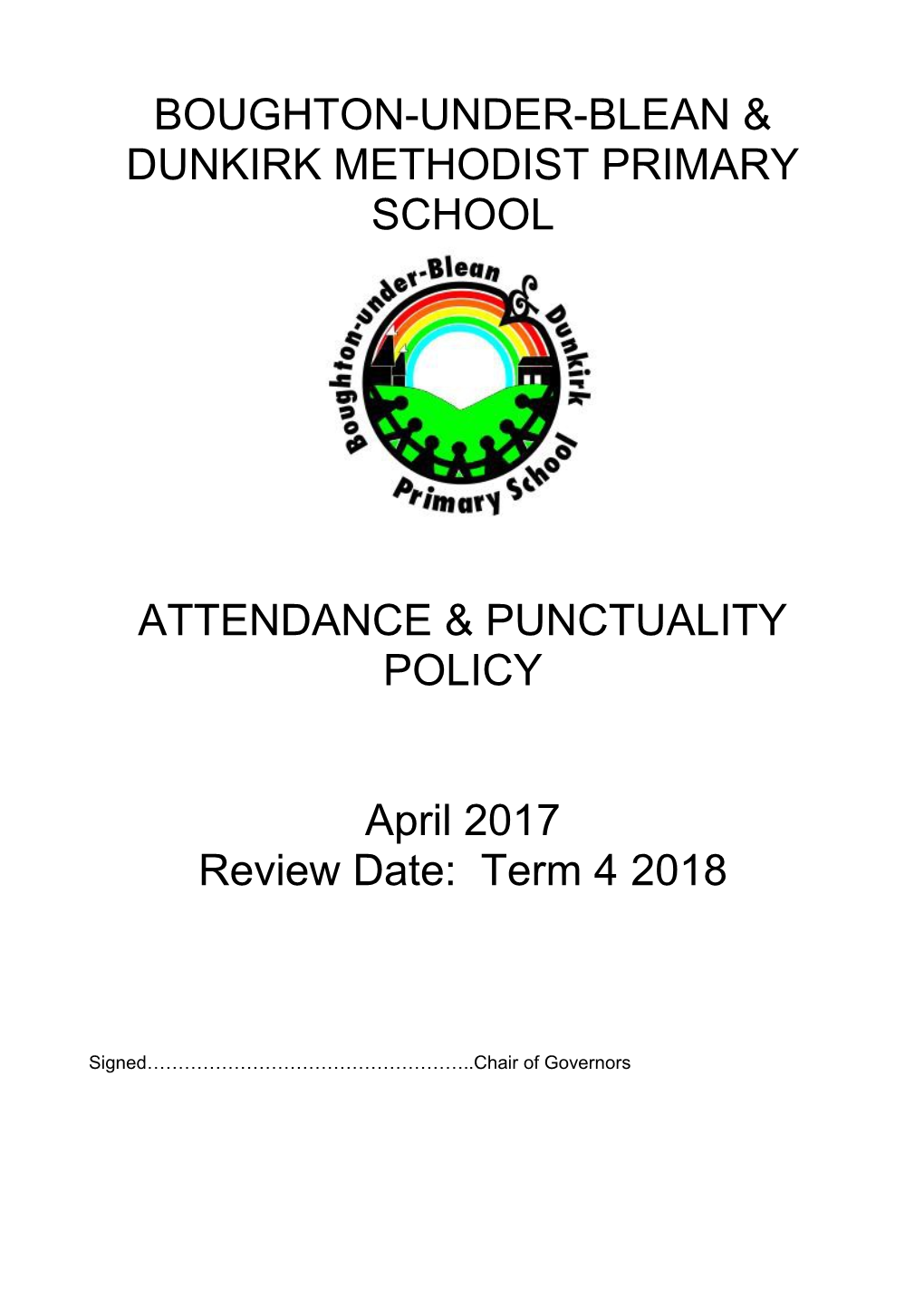 Attendance and Puntuality Policy