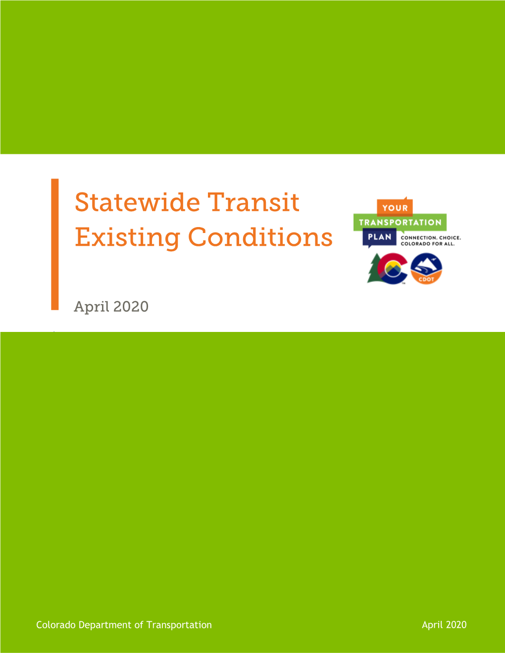 Statewide Transit Existing Conditions