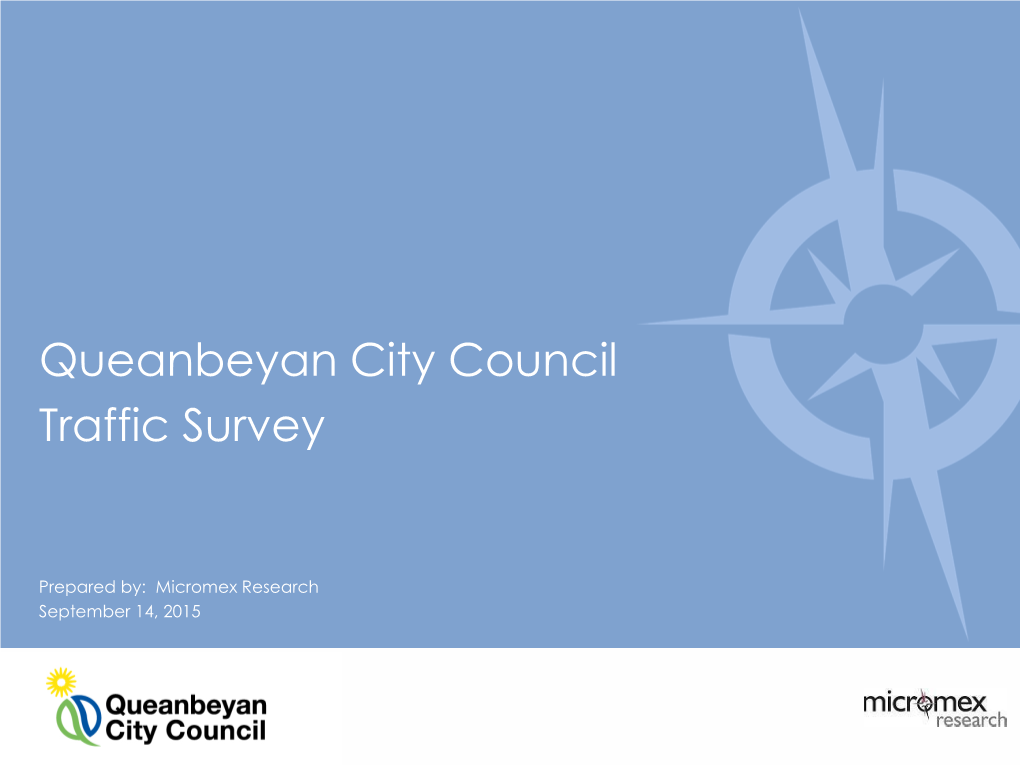 Queanbeyan City Council Traffic Survey