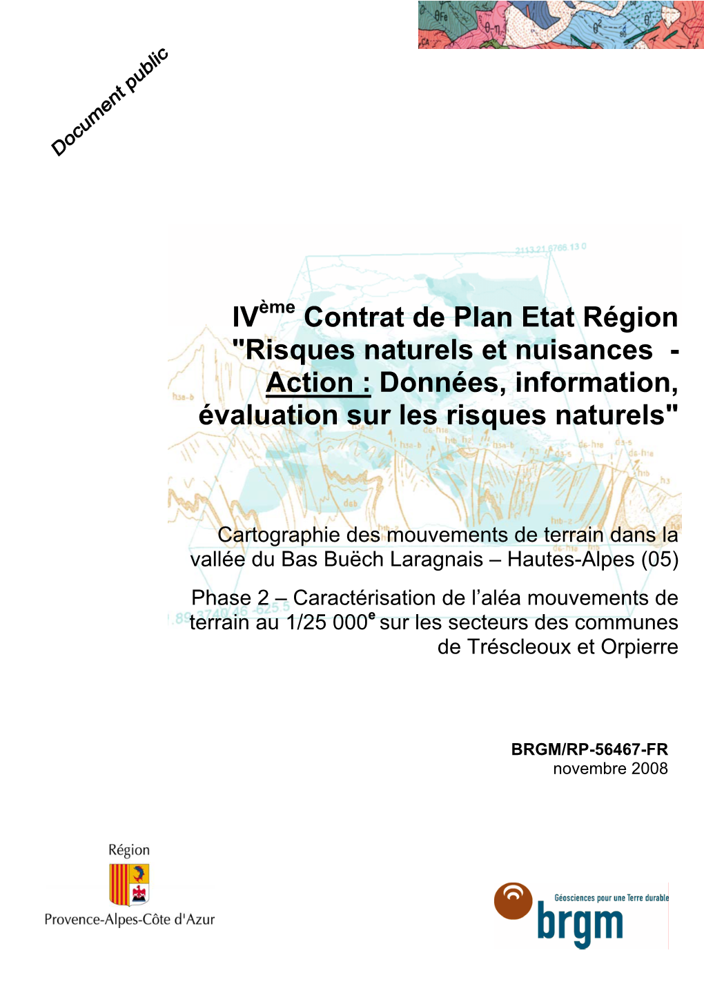 IV Contrat De Plan Etat Région