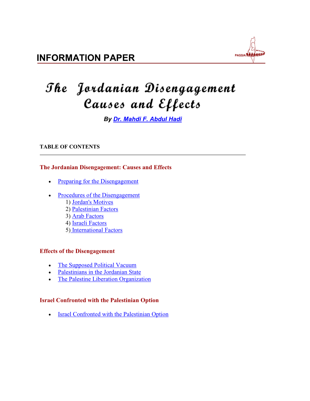 Information Paper