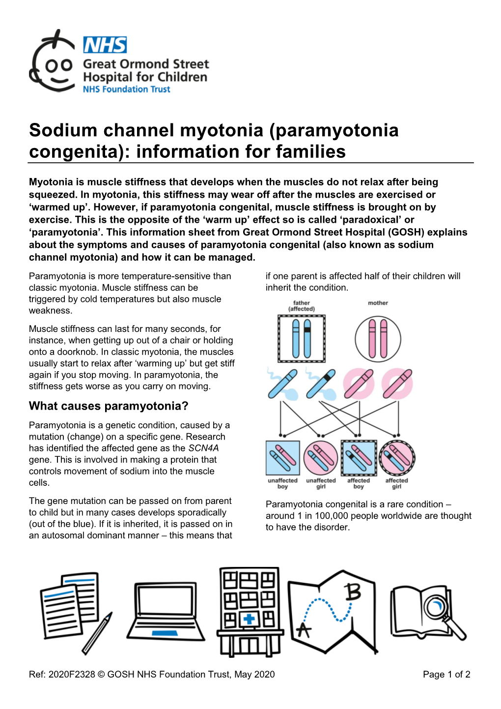 Sodium Channel Myotonia (Paramyotonia Congenita): Information for Families