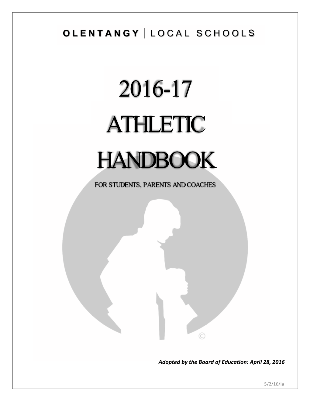 2016-17 Athletic Handbook