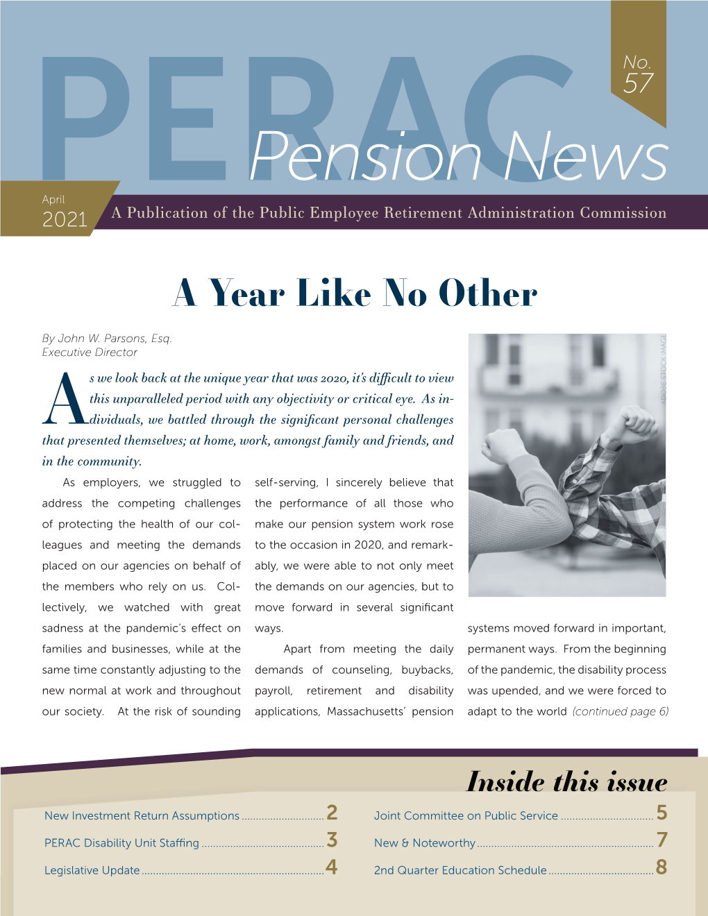 PERAC Pension News New Investment Return Assumptions