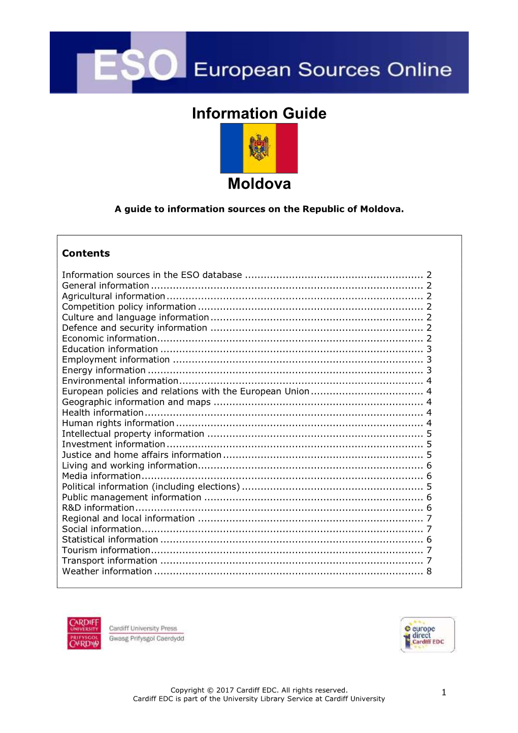 Information Guide Moldova