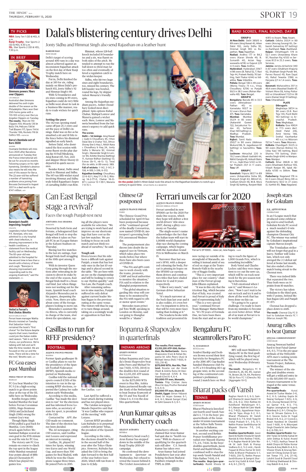 Dalal's Blistering Century Drives Delhi