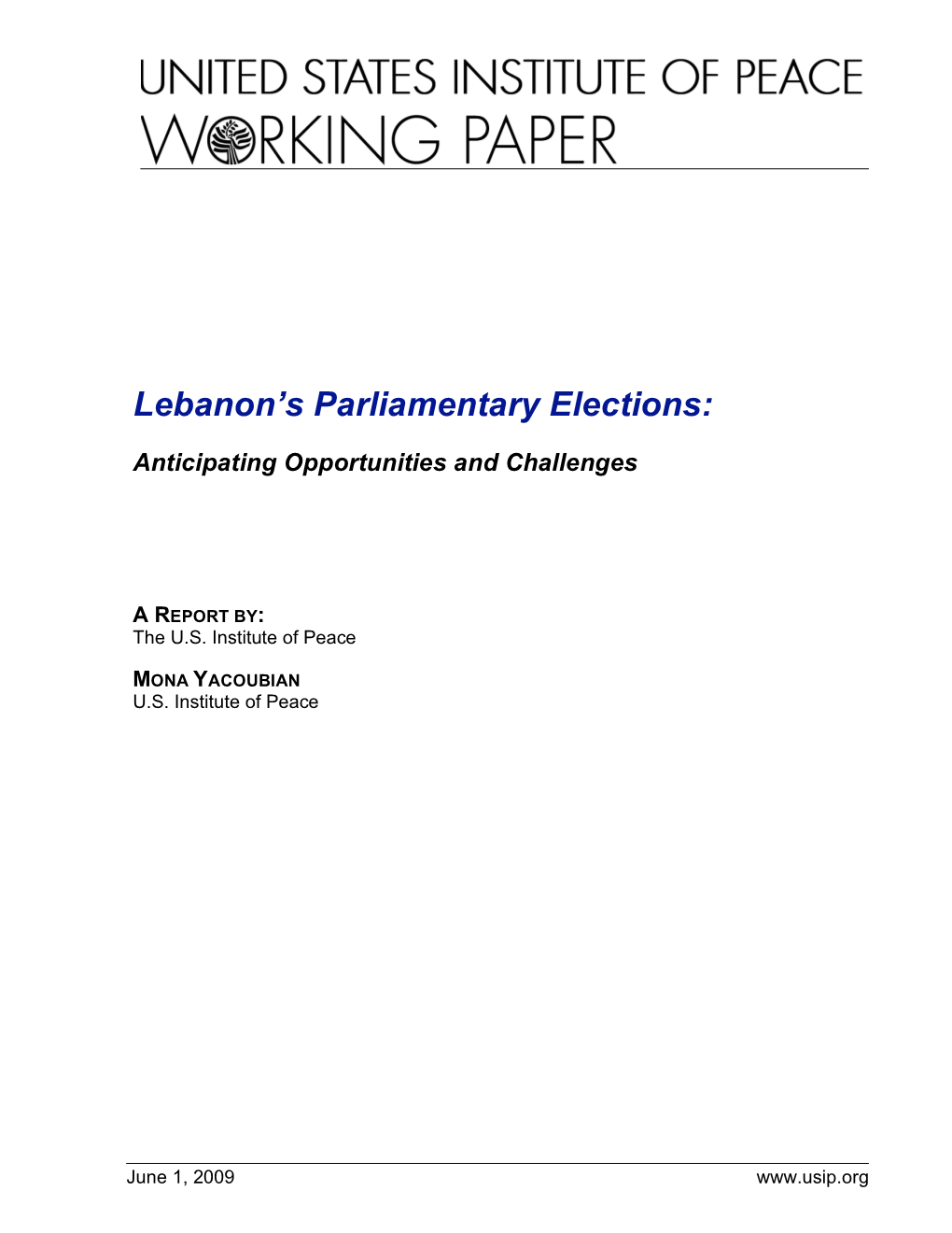 Lebanon's Parliamentary Elections