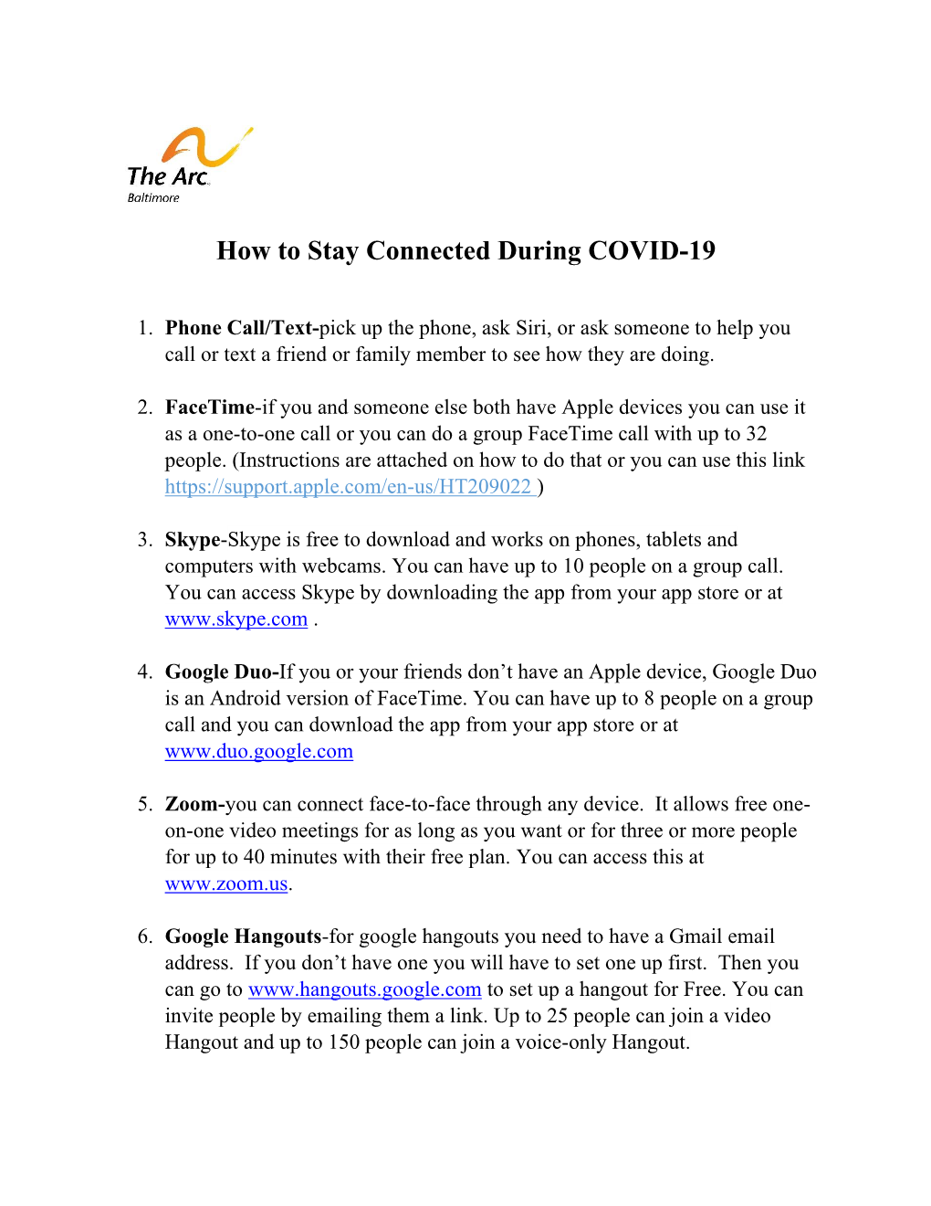 How to Stay Connected During COVID-19