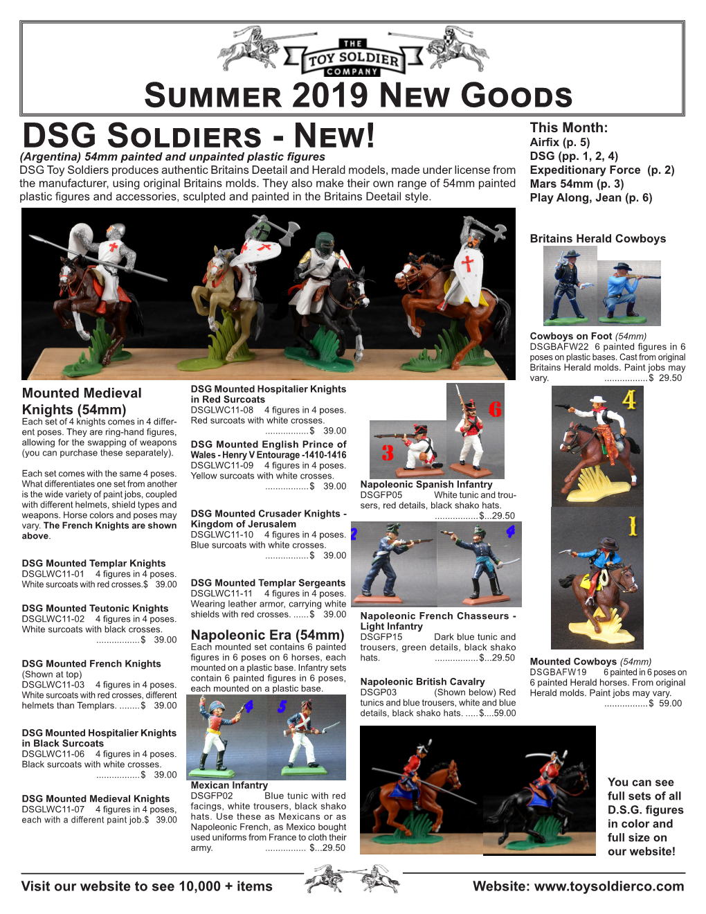 Summer 2019 New Goods DSG Soldiers