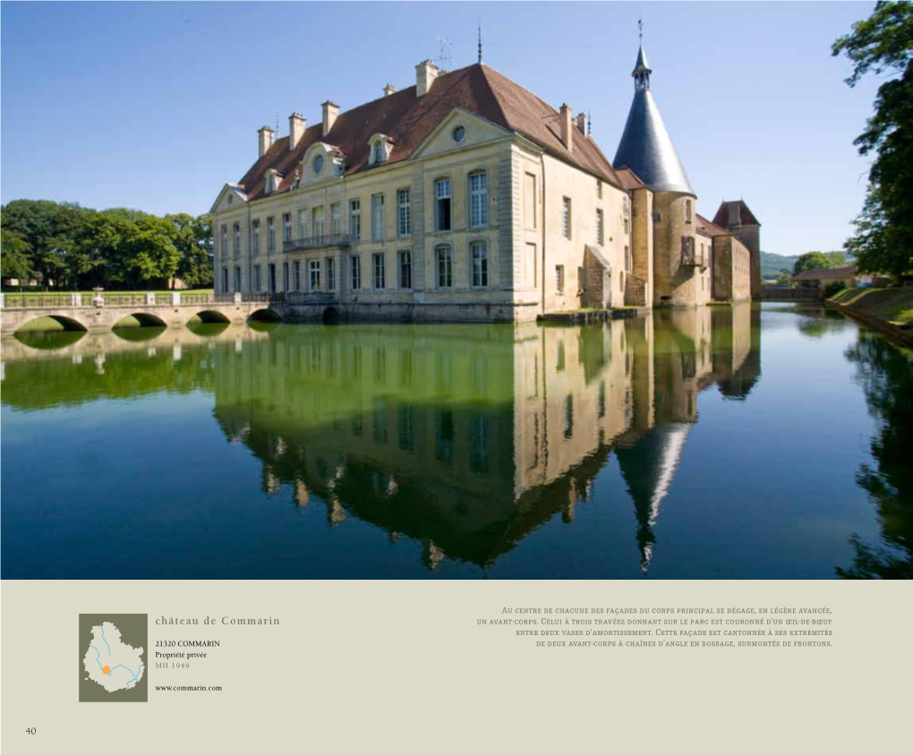 Château De Commarin Un Avant-Corps