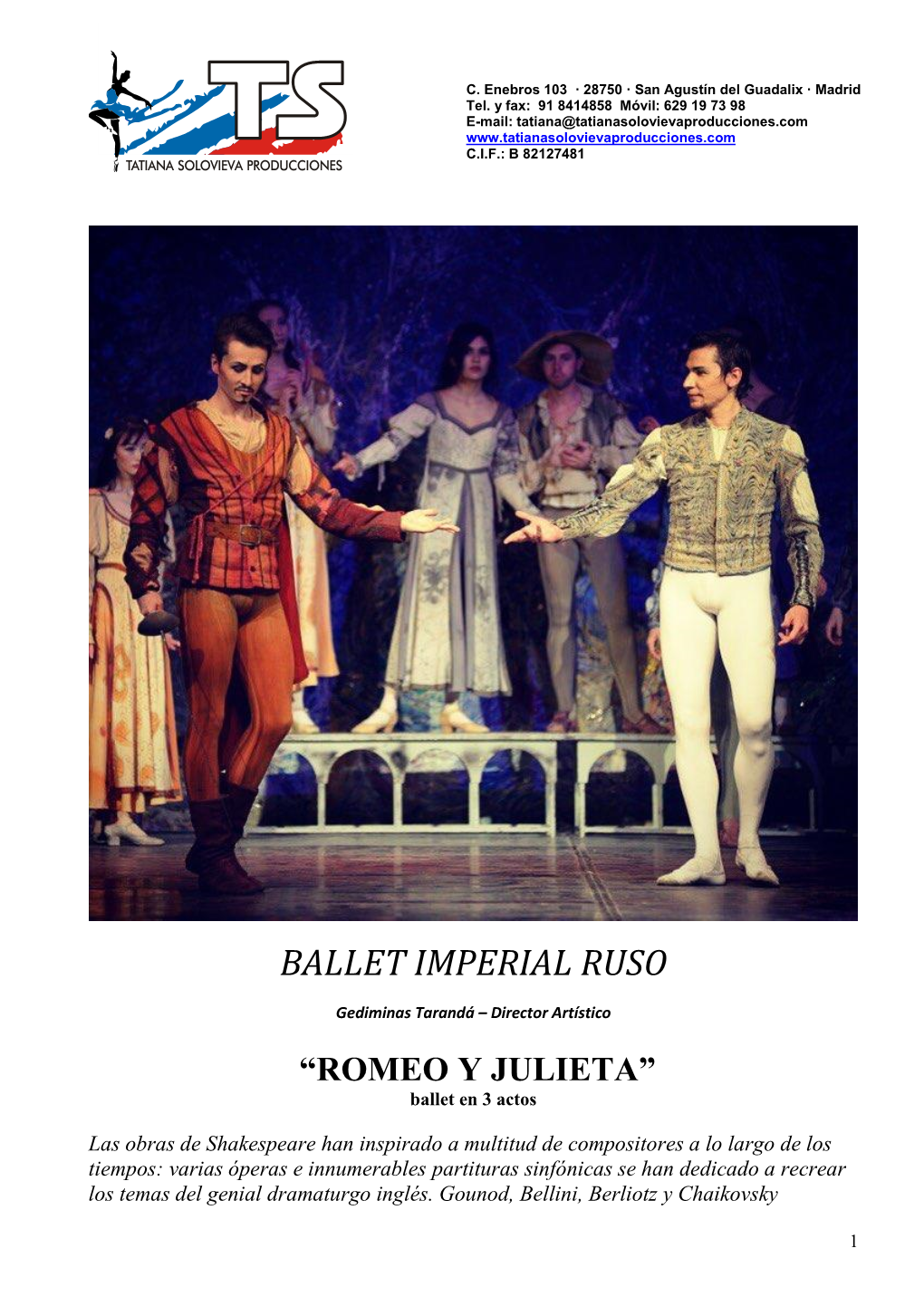 Ballet Imperial Ruso