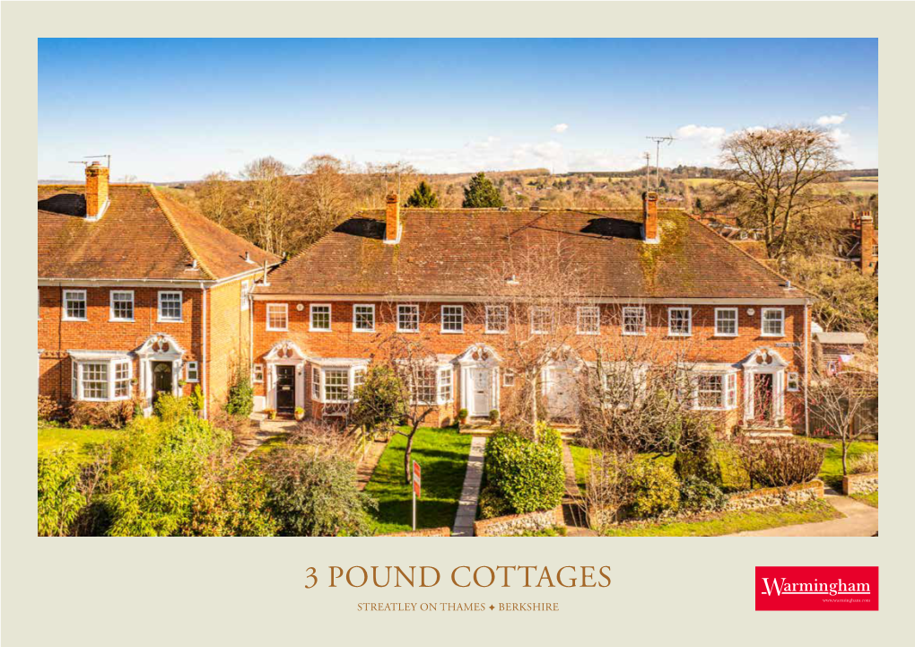 3 Pound Cottages Streatley on Thames F Berkshire