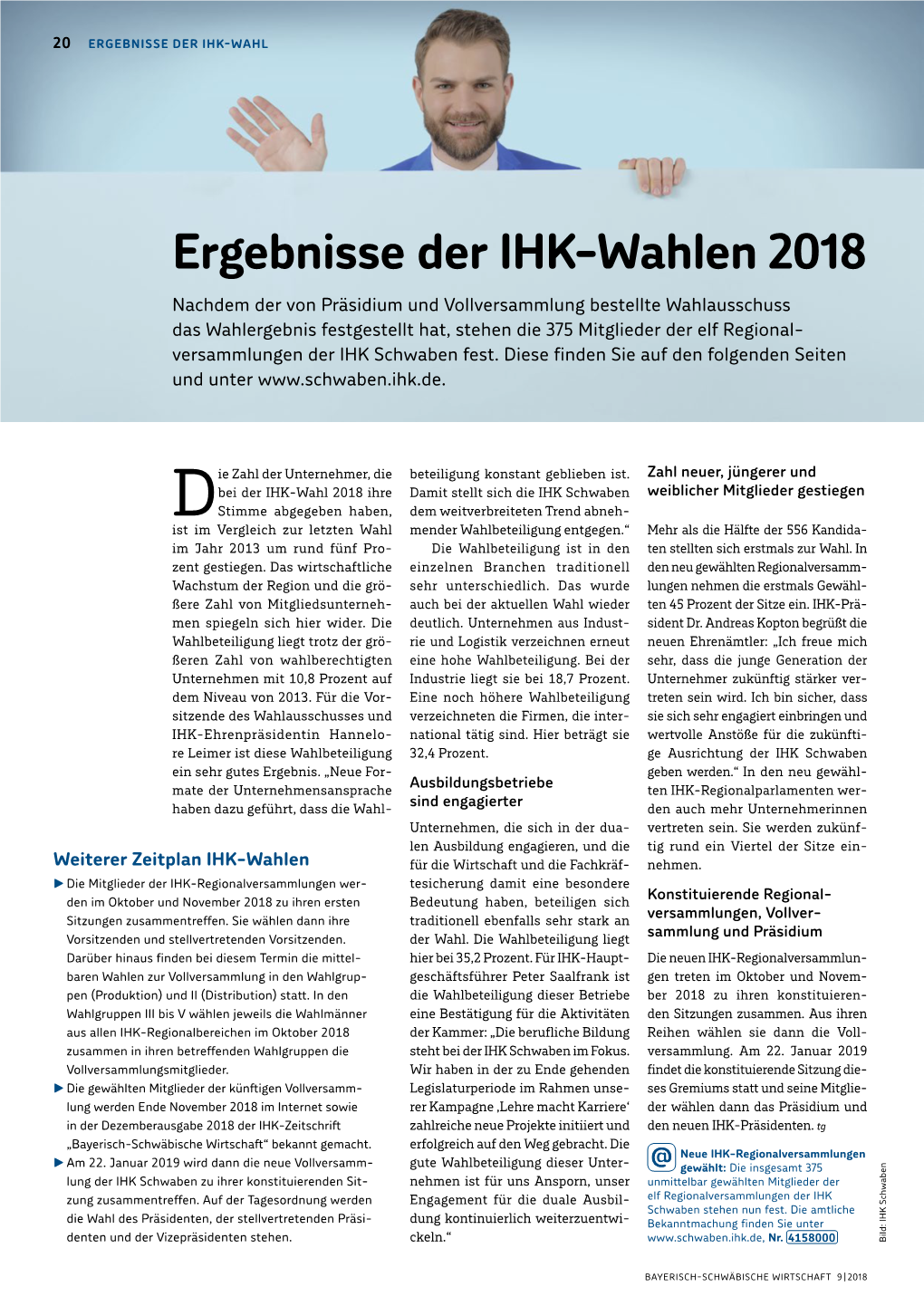 Ergebnisse Der IHK-Wahlen 2018