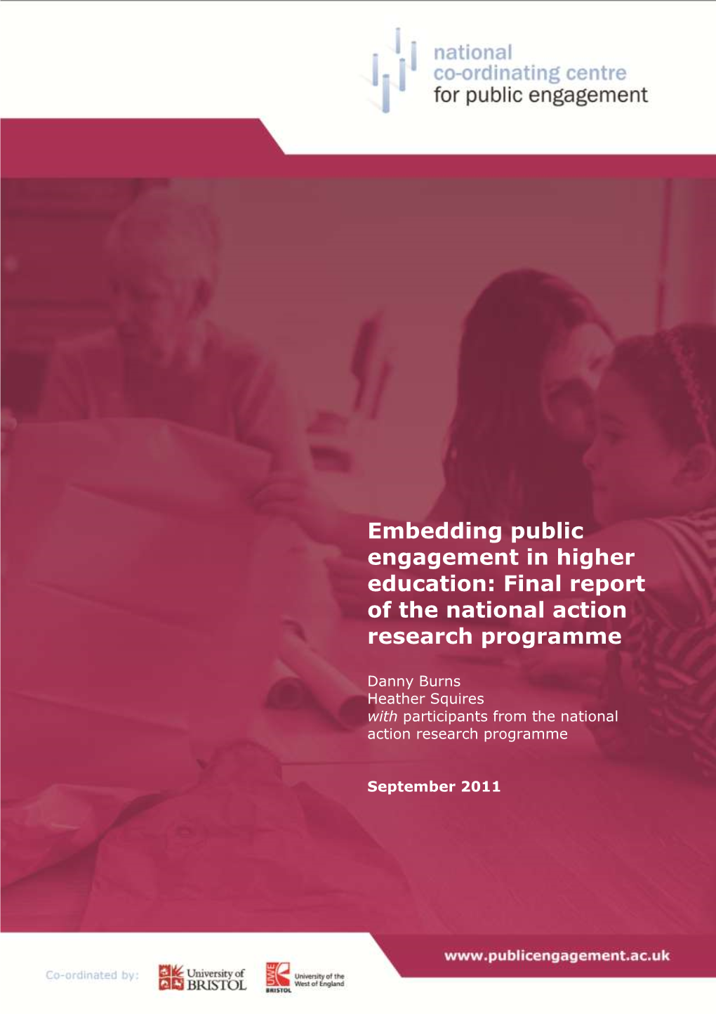 Embedding Public Engagement in Higher Education: Final Report of the National Action Research Programme