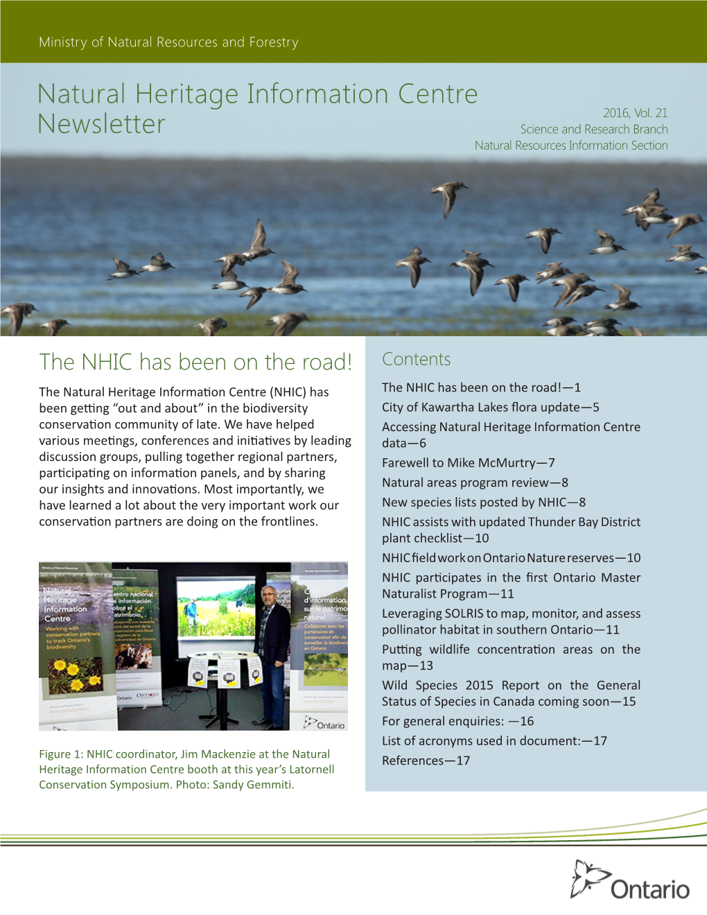 NHIC Newsletter 2016, Volume 21