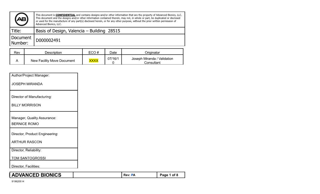 3. Applicable Documents