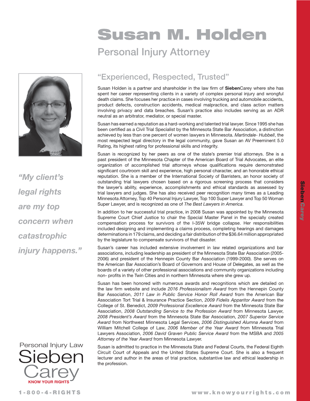 Susan M. Holden Personal Injury Attorney